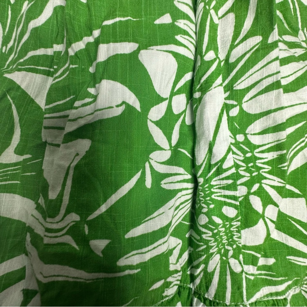 NWOT Anthropologie Maeve Cassandra green/white Floral Maxi Dress xs - Picture 14 of 14